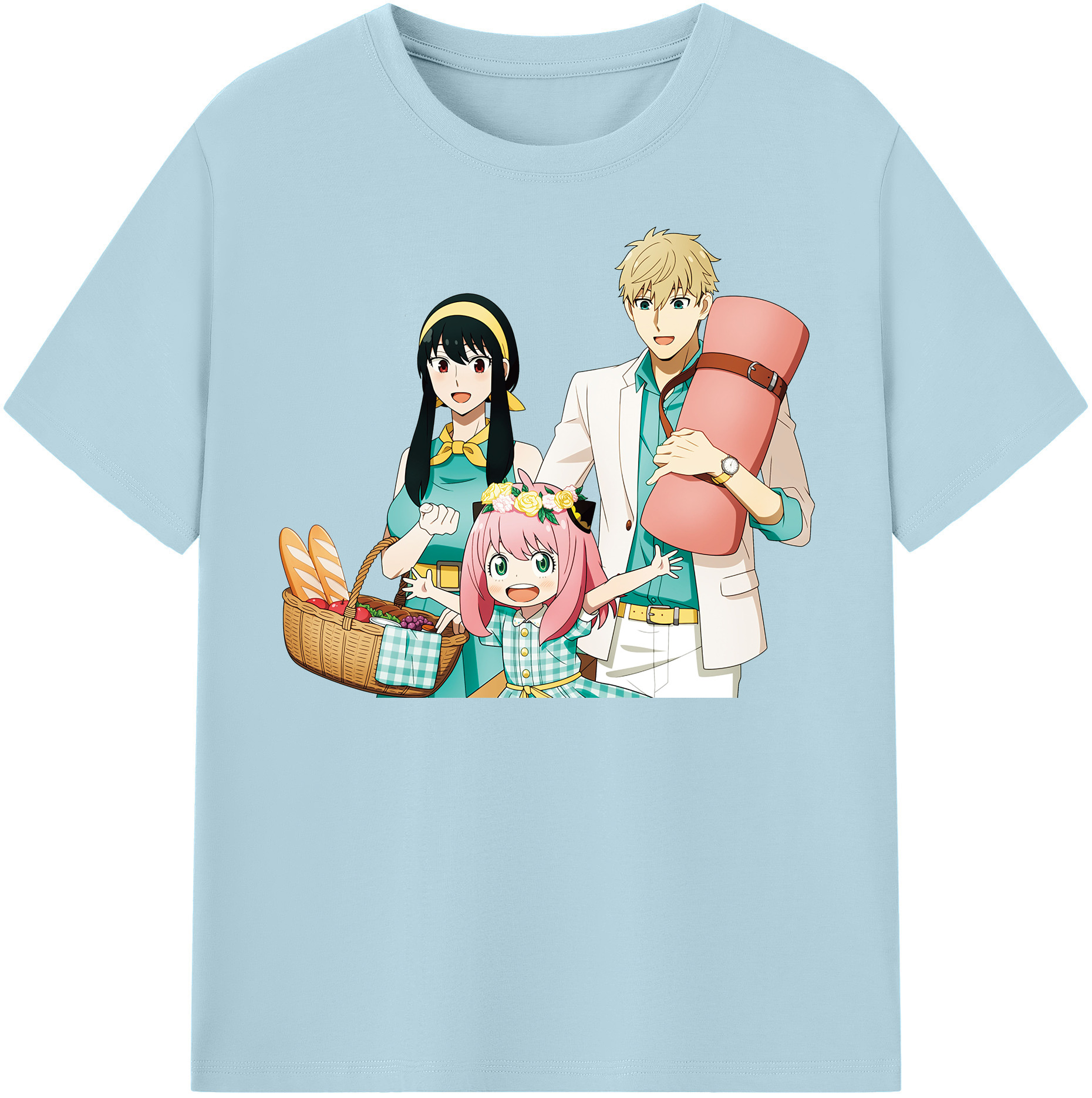 （画像用） SPY×FAMILY间谍家家酒 綿100％半袖Tシャツ（フロントプリント）